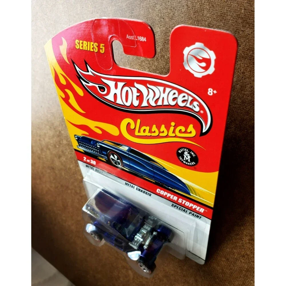2009 Hot Wheels COPPER STOPPER Spectraflame Dark Blue CLASSICS SERIES 5 #2/30 RL